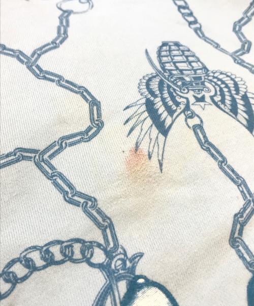 CHRISTIAN AUDIGIER（クリスチャンオードジェー）christian audigier (クリスチャンオードジェー) パーカー スカイブルー サイズ:Mの古着・服飾アイテム