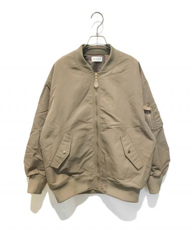 【新品未使用】PLST ベージュ フーデッドブルゾン S PLST - プラステ フーデッドギャザーブルゾン ベージュの通販 by みぃ