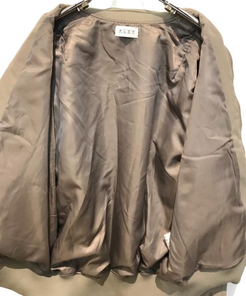 PLST（プラステ）PLST (プラステ) MA-1ブルゾン ベージュ サイズ:Sの古着・服飾アイテム
