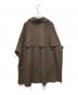 BEAUTY&YOUTH (ビューティーアンドユース) リバーポンチョコート　1625-104-4877 ブラウン サイズ:M：6000円