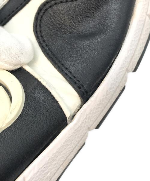 GUCCI（グッチ）GUCCI (グッチ) ローカットスニーカー　426184 ホワイト×ブラック サイズ:8 1/2の古着・服飾アイテム