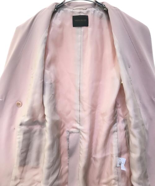 TOMORROW LAND（トゥモローランド）TOMORROW LAND (トゥモローランド) ドレイピーオックス ダブルブレストジレ　13-07-22-07352 ピンク サイズ:34の古着・服飾アイテム