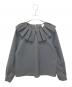 bulle de savon（ビュル デ サボン）の古着「T/W Pleats ブラウス　03-01-BL-010-23-1」｜グレー
