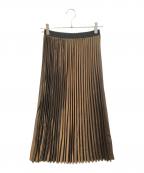 08sircusゼロエイトサーカス）の古着「プリーツスカート」｜ベージュ