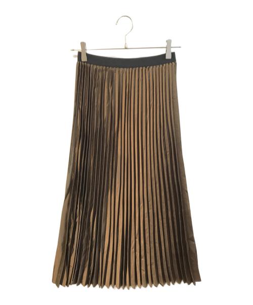 08sircus（ゼロエイトサーカス）08sircus (ゼロエイトサーカス) プリーツスカート ベージュ サイズ:1の古着・服飾アイテム
