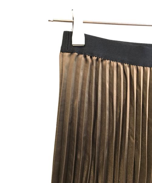 08sircus（ゼロエイトサーカス）08sircus (ゼロエイトサーカス) プリーツスカート ベージュ サイズ:1の古着・服飾アイテム