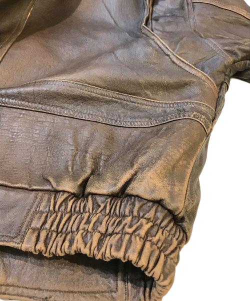 NO BRAND（ノーブランド）NO BRAND (ノーブランド) レザージャケット ブラウン サイズ:Fの古着・服飾アイテム