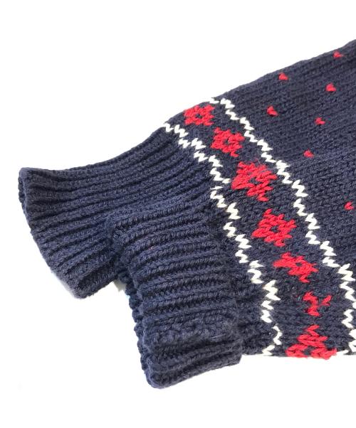 POLO RALPH LAUREN（ポロ・ラルフローレン）POLO RALPH LAUREN (ポロ・ラルフローレン) ハーフボタンカウチンニット ネイビー サイズ:Sの古着・服飾アイテム