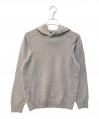 GRAN SASSOグランサッソ）の古着「ニットパーカー」｜ベージュ