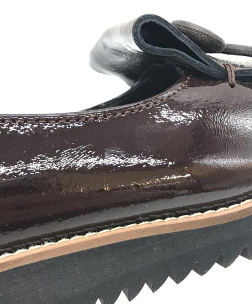 ampio（アンピオ）ampio (アンピオ) タッセルローファー　3107 ブラウン サイズ:22 1/2の古着・服飾アイテム