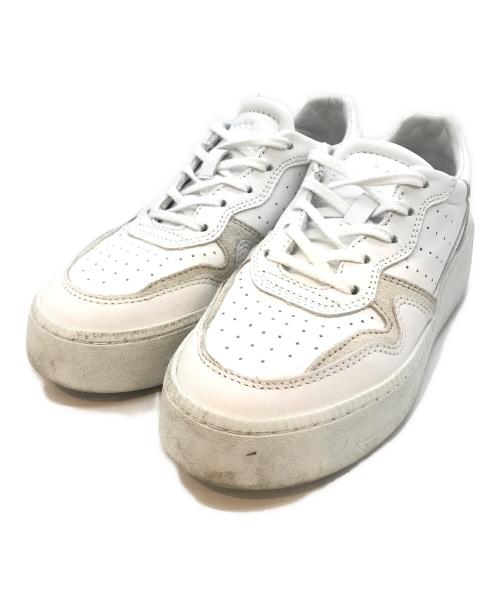 D.A.T.E.（デイト）D.A.T.E. (デイト) 厚底スニーカー アイボリー サイズ:22の古着・服飾アイテム