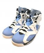 NIKEナイキ）の古着「Air Jordan 6 "UNC"　CT8529-410」｜スカイブルー