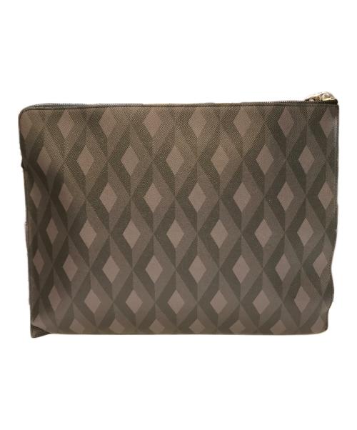 dunhill（ダンヒル）dunhill (ダンヒル) セカンドバッグ グレーの古着・服飾アイテム