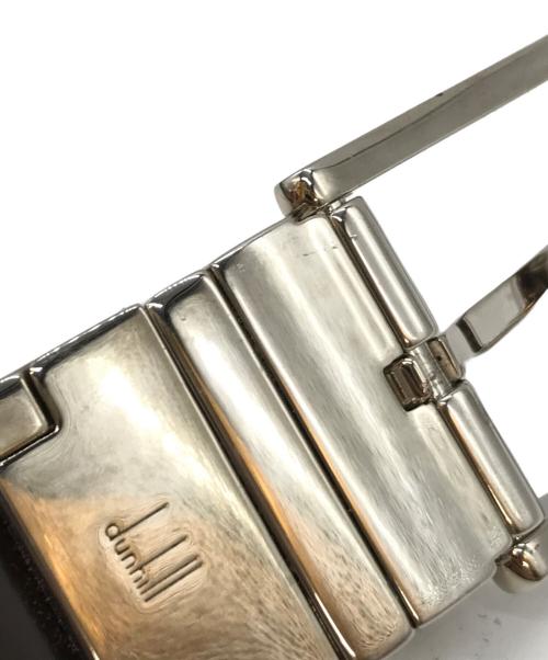 dunhill（ダンヒル）dunhill (ダンヒル) ベルト ブラウン×ネイビーの古着・服飾アイテム