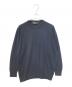 LORO PIANA（ロロピアーナ）の古着「Girocollo Baby Cash Superlight Dyed　FAF6086」｜ネイビー
