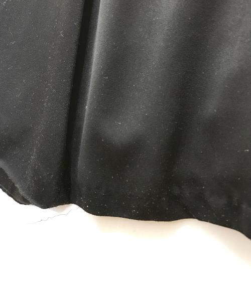 SueUNDERCOVER（スーアンダーカバー）SueUNDERCOVER (スーアンダーカバー) シルクブレンドボウタイロングワンピース ブラック サイズ:1の古着・服飾アイテム