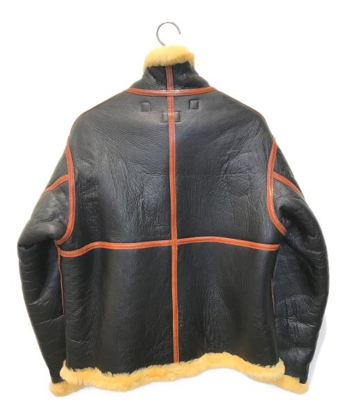 BUZZ RICKSON'S（バズリクソンズ）Buzz Rickson's (バズリクソンズ) ムートンジャケット　BR80503 ブラック サイズ:LARGEの古着・服飾アイテム