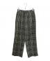 CLANE（クラネ）の古着「チェックワイドパンツ　15110-7021」｜グリーン