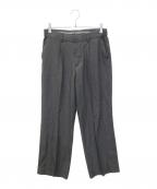 PUBLIC TOKYOパブリックトウキョウ）の古着「エバークリースGRツイルストレートスラックス　154541001」｜ブラウン