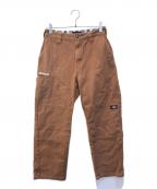 X-LARGE×Dickiesエクストララージ×ディッキーズ）の古着「ワークパンツ」｜ブラウン