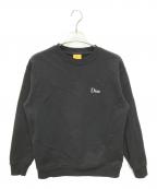 Dimeダイム）の古着「刺繍ロゴスウェット」｜ブラック