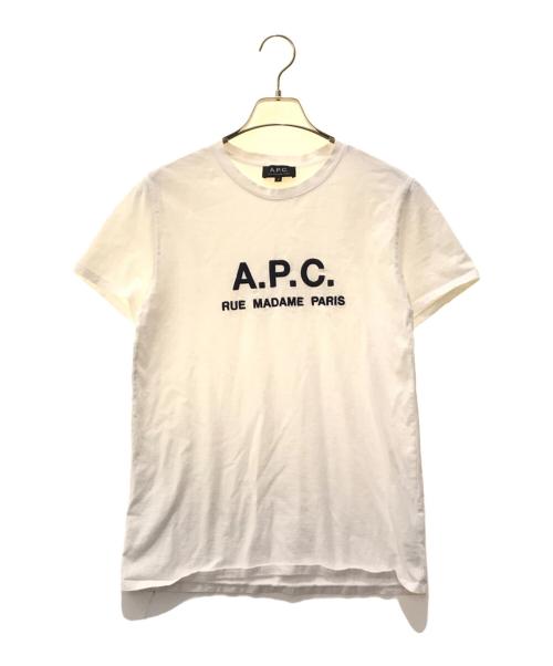 A.P.C.（アーペーセー）A.P.C. (アーペーセー) Tシャツ ホワイト サイズ:Sの古着・服飾アイテム
