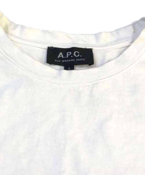 A.P.C.（アーペーセー）A.P.C. (アーペーセー) Tシャツ ホワイト サイズ:Sの古着・服飾アイテム