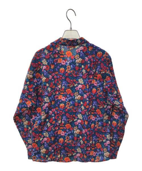 KENZO（ケンゾー）KENZO (ケンゾー) 花柄ウールシャツ　3022042 ネイビー サイズ:Mの古着・服飾アイテム