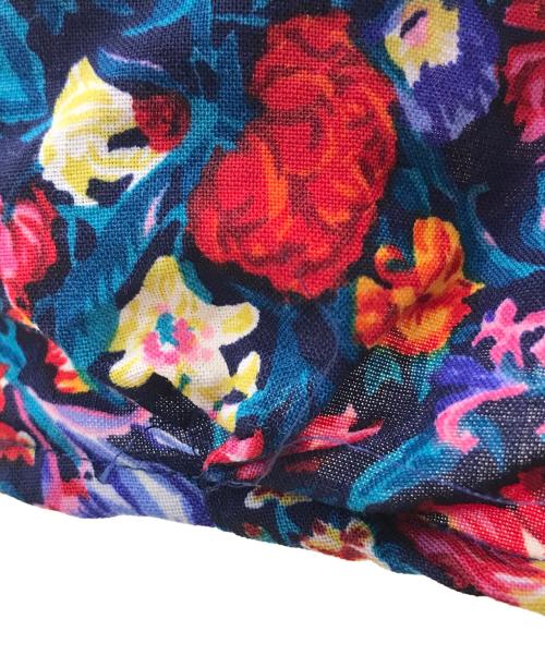 KENZO（ケンゾー）KENZO (ケンゾー) 花柄ウールシャツ　3022042 ネイビー サイズ:Mの古着・服飾アイテム