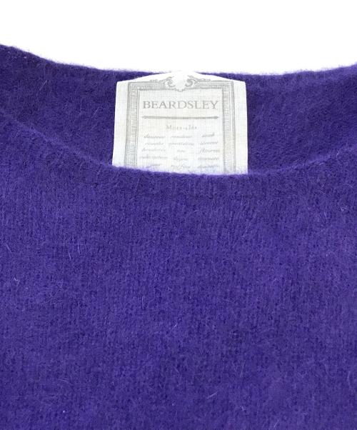 BEARDSLEY（ビアズリー）BEARDSLEY (ビアズリー) ウールドルマンニット　BEZ1032405A0002 パープル サイズ:Fの古着・服飾アイテム
