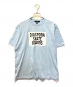 creative druy store×Diaspora Skateboardsクリエイティヴドラッグストア×ディアスポラスケートボードズ）の古着「Tシャツ」｜スカイブルー