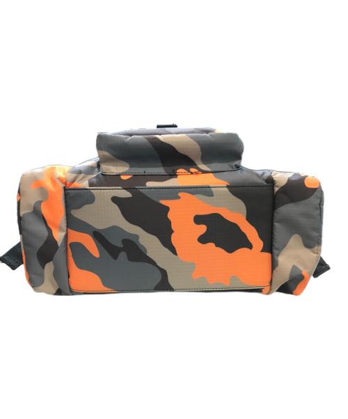 DSQUARED2（ディースクエアード）DSQUARED2 (ディースクエアード) テクニカルリップストップバックパック オレンジ×ブラックの古着・服飾アイテム