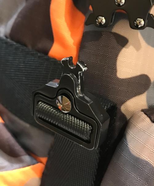 DSQUARED2（ディースクエアード）DSQUARED2 (ディースクエアード) テクニカルリップストップバックパック オレンジ×ブラックの古着・服飾アイテム