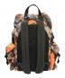 DSQUARED2 (ディースクエアード) テクニカルリップストップバックパック オレンジ×ブラック：20000円