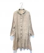 群言堂グンゲンドウ）の古着「リネンワンピース」｜ベージュ