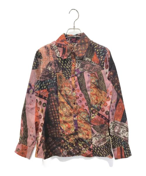 KENZO（ケンゾー）KENZO (ケンゾー) シルク総柄シャツ マルチカラー サイズ:Sの古着・服飾アイテム
