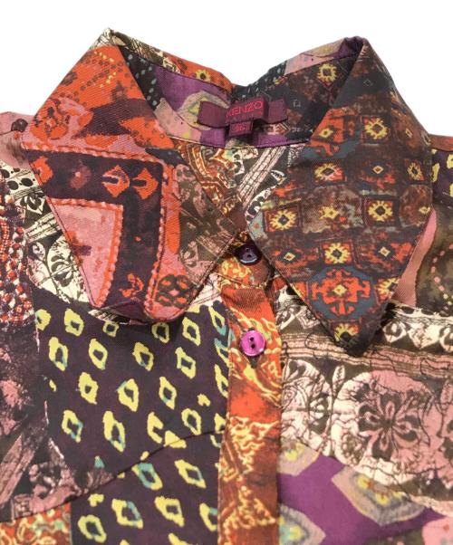 KENZO（ケンゾー）KENZO (ケンゾー) シルク総柄シャツ マルチカラー サイズ:Sの古着・服飾アイテム