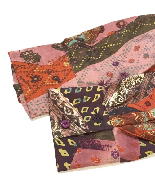 KENZO（ケンゾー）KENZO (ケンゾー) シルク総柄シャツ マルチカラー サイズ:Sの古着・服飾アイテム