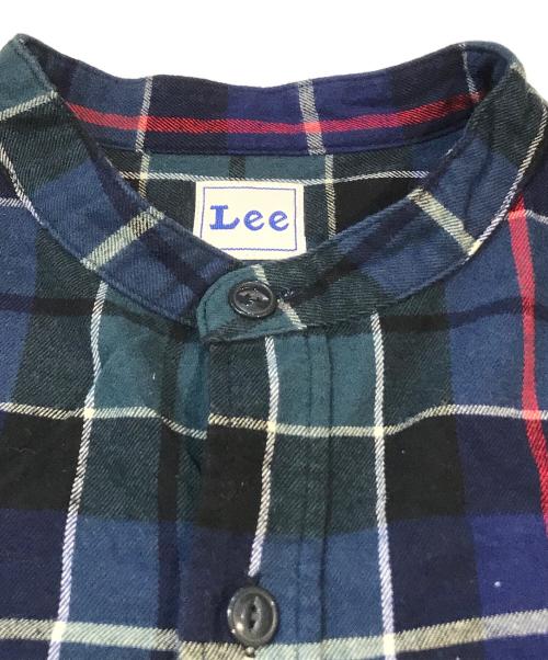 LEE（リー）LEE (リー) SHIPS any (シップスエニィ) チェックシャツワンピース ネイビー サイズ:FREEの古着・服飾アイテム