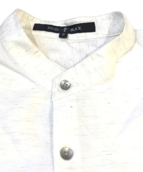 NO ID.（ノーアイディー）NO ID. (ノーアイディー) バンドカラーチェンジングロングシアーSH　454006-787S ホワイト サイズ:2の古着・服飾アイテム