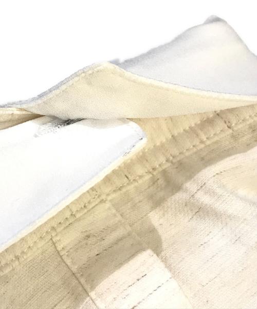 NO ID.（ノーアイディー）NO ID. (ノーアイディー) バンドカラーチェンジングロングシアーSH　454006-787S ホワイト サイズ:2の古着・服飾アイテム