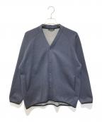 Aquascutumアクアスキュータム）の古着「ボンディングカーディガン」｜ブルー