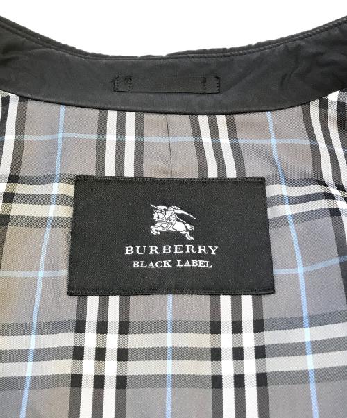 BURBERRY BLACK LABEL（バーバリーブラックレーベル）BURBERRY BLACK LABEL (バーバリーブラックレーベル) ステンカラーコート BMA06-704-09 ブラック サイズ:Mの古着・服飾アイテム