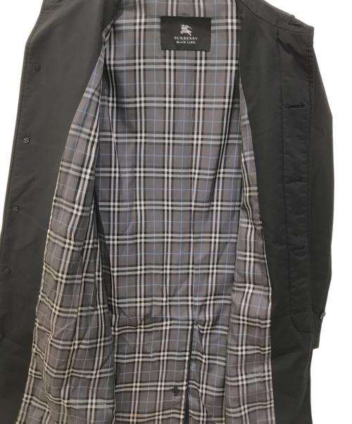 BURBERRY BLACK LABEL（バーバリーブラックレーベル）BURBERRY BLACK LABEL (バーバリーブラックレーベル) ステンカラーコート BMA06-704-09 ブラック サイズ:Mの古着・服飾アイテム