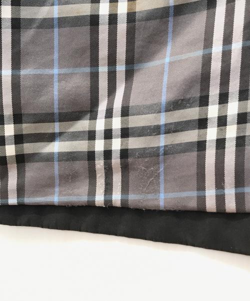 BURBERRY BLACK LABEL（バーバリーブラックレーベル）BURBERRY BLACK LABEL (バーバリーブラックレーベル) ステンカラーコート BMA06-704-09 ブラック サイズ:Mの古着・服飾アイテム