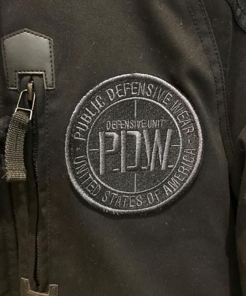 P.D.W.（ポートランドデザインワークス）P.D.W. (ポートランドデザインワークス) フライトジャケット　6632002 ブラック サイズ:Lの古着・服飾アイテム