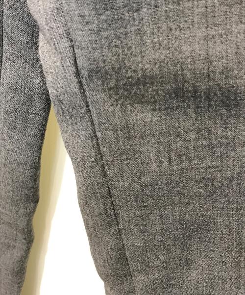 Spick and Span（スピック＆スパン）Spick and Span (スピックアンドスパン) ハイブリッドダブルクロスワンタックパンツ　23030200832040 グレー サイズ:34の古着・服飾アイテム