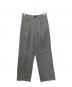 Spick and Span（スピックアンドスパン）の古着「ハイブリッドダブルクロスワンタックパンツ　23030200832040」｜グレー