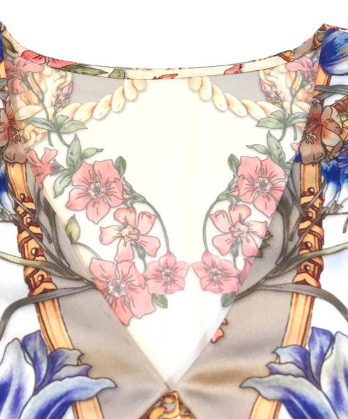 GRACE CONTINENTAL（（グレースコンチネンタル）GRACE CONTINENTAL (（グレースコンチネンタル) 花柄ブラウス ベージュ サイズ:Sの古着・服飾アイテム