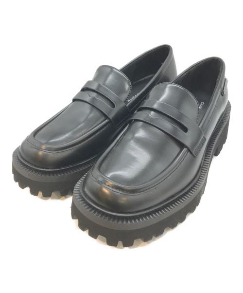 CHARLES & KEITH（チャールズアンドキース）CHARLES & KEITH (チャールズ＆キース) カバードリッジソール ローファー　CK1-70900494 ブラック サイズ:37の古着・服飾アイテム